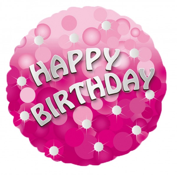 Folienballon pinke Geburtstagsparty