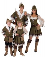 Oversigt: Forest robin kids kostume brun
