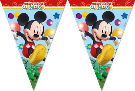 Mickey's Clubhouse pennant chain 2.3m