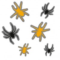 Vista previa: Pegatina de ventana de arañas webmaster
