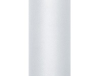 Anteprima: Runner da tavolo in tulle grigio chiaro 80 x 900 cm
