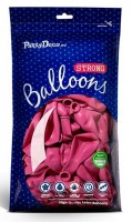 Preview: 100 party star balloons pink 30cm