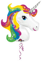 Palloncino unicorno arcobaleno in foil
