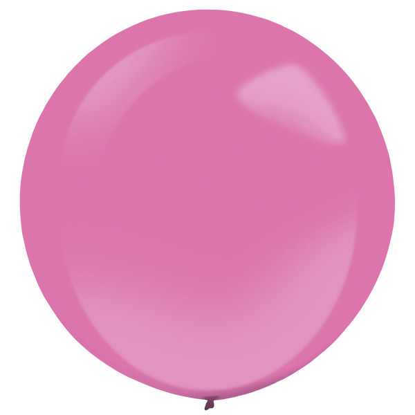 4 globos de látex Fashion Hot Pink 61cm