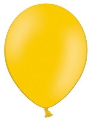 100 partystjärnballonger solgul 12cm