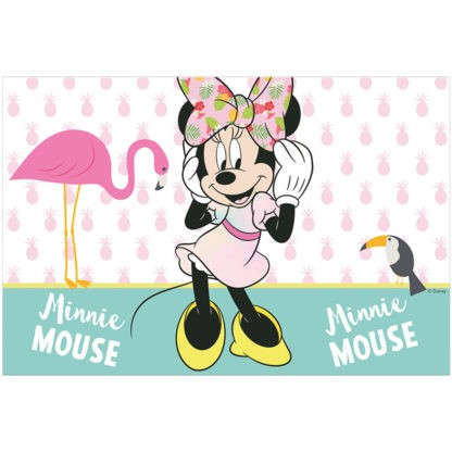 Tropical Minnie Mouse tablecloth 1.2 x 1.8m
