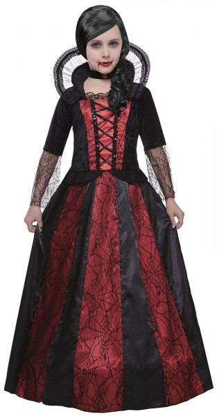 Elegante vestido de baile vampiro para niñas.