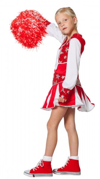 Star team cheerleader child costume