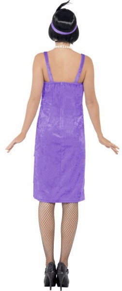 Robe Charleston violette Flapper Girl