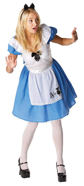 Alice in Wonderland-kostuum voor dames