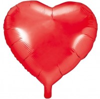 Balon foliowy Herzilein czerwony 61cm