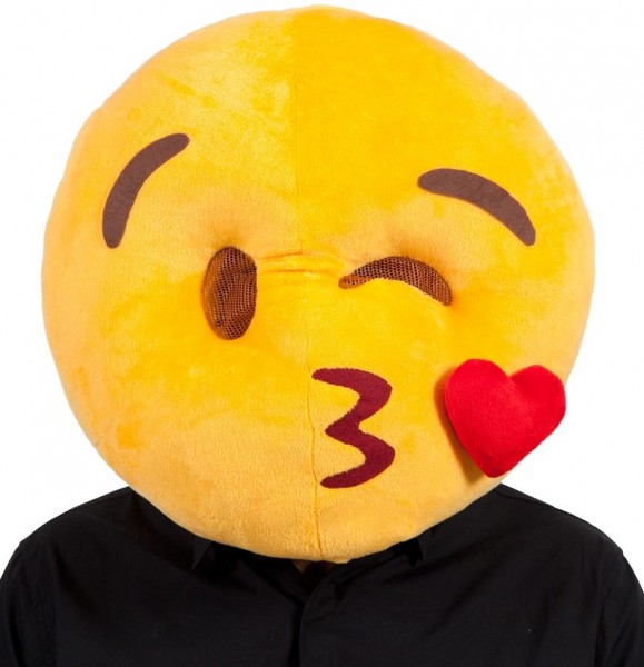 Kiss smiley face mask