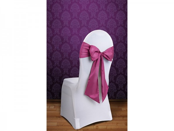 10 satin ribbons for chairs fuchsia 15x275 cm 3