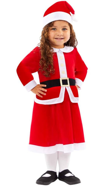 Mini Santa Girl Kostüm für Mädchen 5