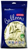 Vorschau: 50 Partystar Ballons metallic creme 23cm