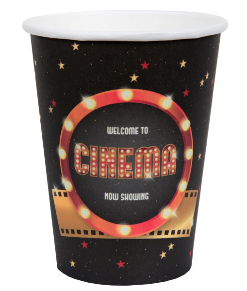 10 Hollywood paper cups 270ml