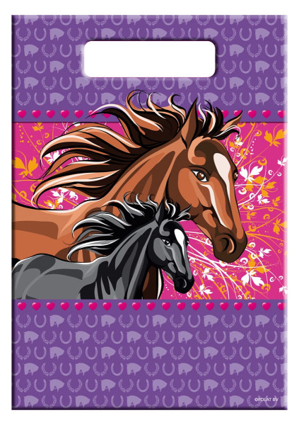 Horse love gift bags 8 pcs