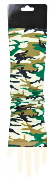 Camouflage military sleeves in camouflage look 3