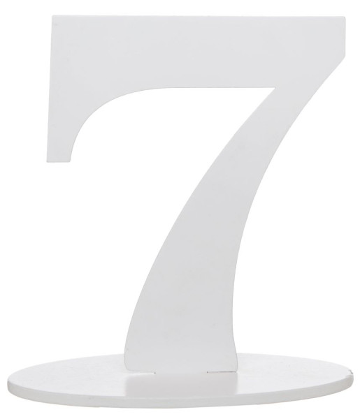 Fabulous 7 table number 17cm