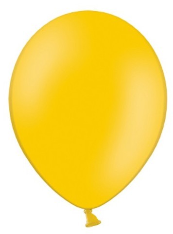 20 ballons étoiles de fête jaune soleil 27cm