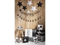 Preview: 2 garlands Christmas tree black 1.80m