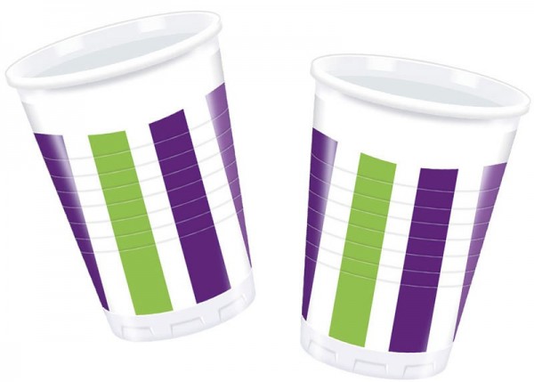 10 lavender garden cups 200ml
