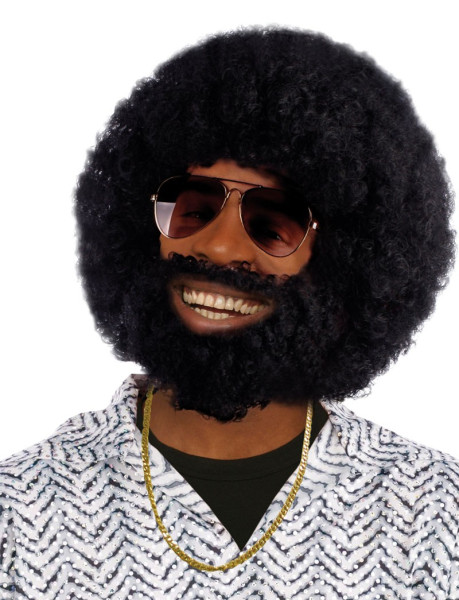 Lenny Beard Afro Wig