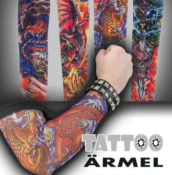 Kolorowe rękawy z tatuażami 2