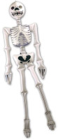Livstørrelse oppusteligt skelet 183cm