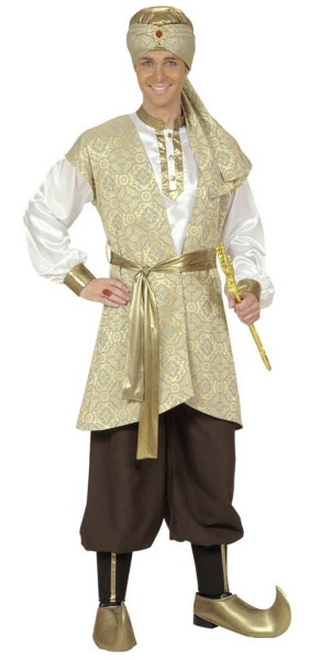 Persian prince men's costume gold
