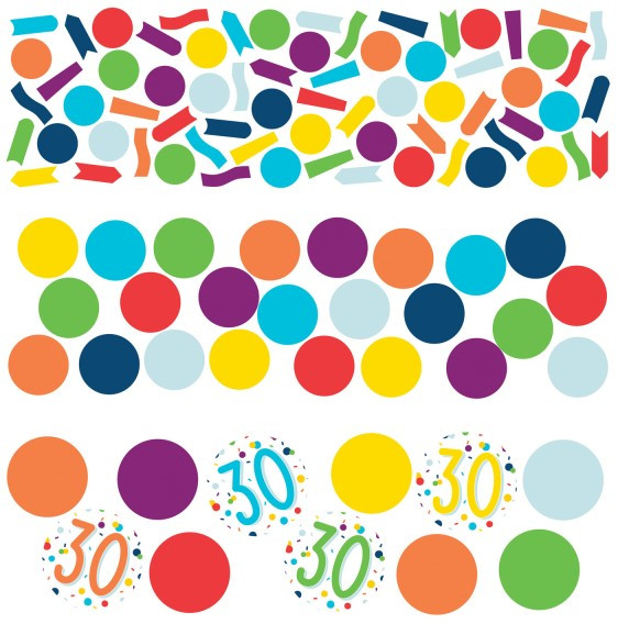 Confetti party 30th birthday confetti 34g