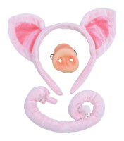3-piece piggy costume accessories set