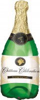 Preview: Champagne bottles mini stickballoon
