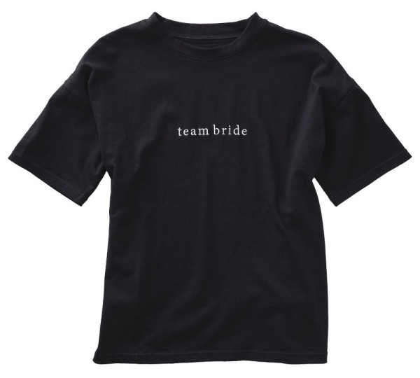 T-shirt Team Bride w rozmiarze L w kolorze czarnym