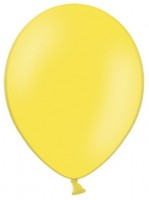 Aperçu: 100 ballons étoiles de fête jaune citron 30cm