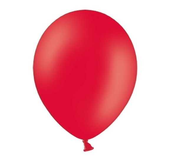 100 ballons rubis rouge pastel 35cm