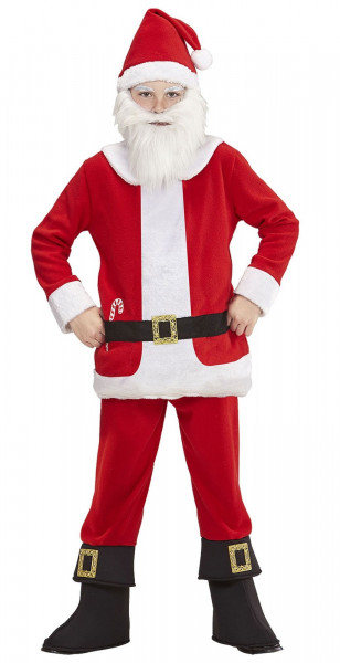 Mini Weihnachtsmann Kostüm für Kinder