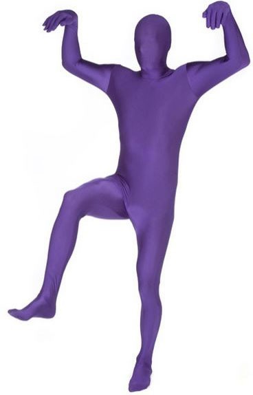 Striking morphsuit violeta