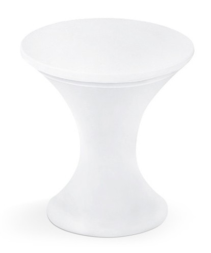 Housse de table blanc 60 cm