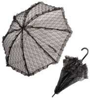 Paraguas noble puntiagudo negro