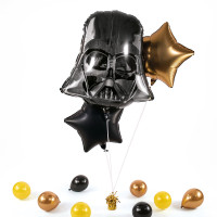 Vorschau: XL Heliumballon in der Box 3-teiliges Set Darth Vader