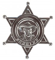 Oversigt: Wild west sheriff star