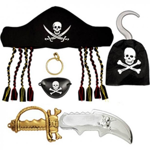 Captain Rotbart Piraten Set