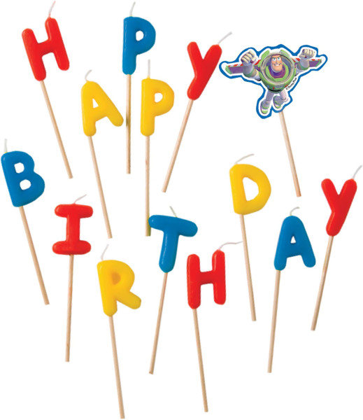 Toy Story Power Happy Birthday Candles Picker Set of 14