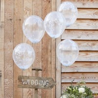 5 Landliebe bruiloft ballonnen 30cm