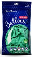 Aperçu: 50 ballons étoiles de fête menthe 27cm