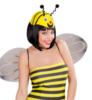 Widok: Śliczna czapka pszczół