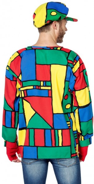 Artiest kieloverhemd kleurblokken veelkleurige 2