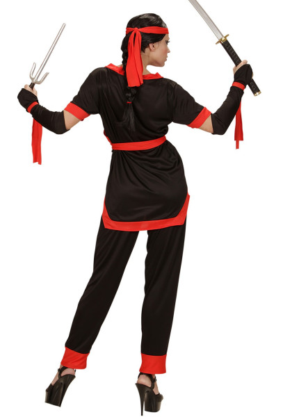 Japanische Ninjalady Damen Kostüm 4