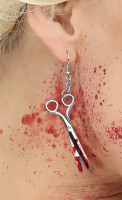 Vorschau: 1 Blutige Scheren Halloween Ohrringe